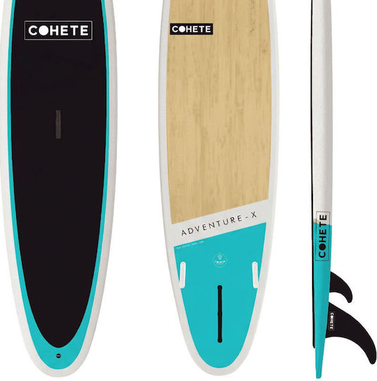 Cohete Adventure-X Bamboo Σανίδα SUP με Μήκος 3.4m Πολύχρωμη ΤΙΡΚΟΥΑΖ