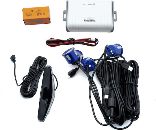 Einparts Parking Sensors 4 Sensors Display Rear Mounting
