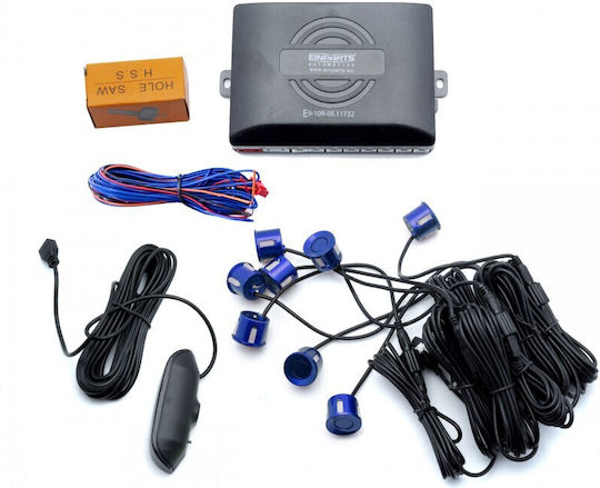 Einparts Parking Sensor Pdc Set 8 Pcs Front Rear 12v