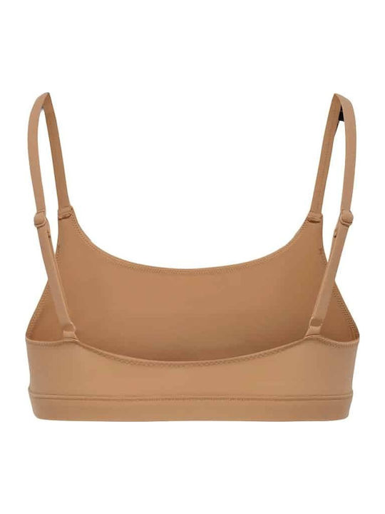Women's Beige Sports Bra