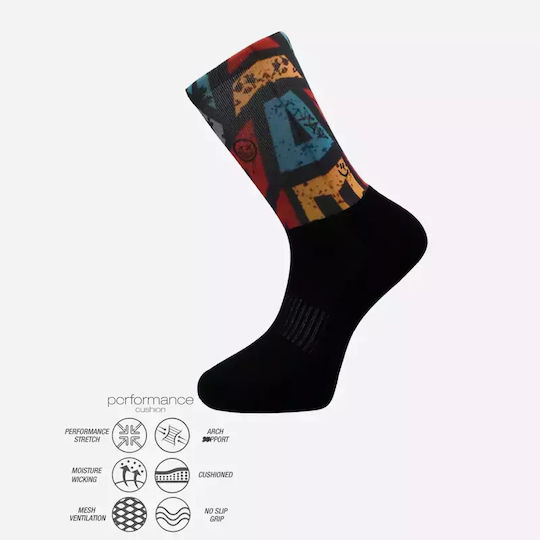 Desocks Printed Performance Cycling Socks Graffiti S 35 38