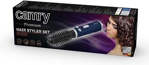 Camry Electric Brush with Air & Rotating Head for Curls 1000W Blue