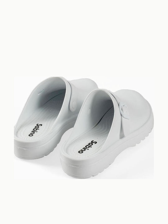 Sabino Men's White Clogs
