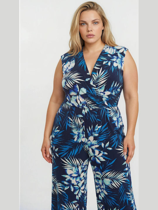 Damen Jumpsuit Blau
