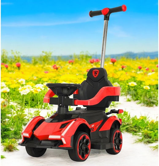 BabyMix Speed Αυτοκινητάκι Ride On με Χειρολαβή για 36+ μηνών Κόκκινο