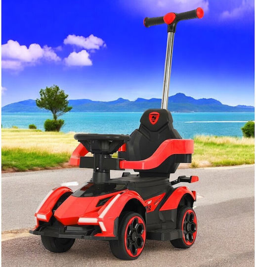 BabyMix Speed Αυτοκινητάκι Ride On με Χειρολαβή για 36+ μηνών Κόκκινο