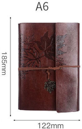 Notizbuch A6 Braun