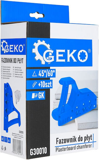 Geko G30010 Rindea Pentru Gips Carton Unghi 45° 60°