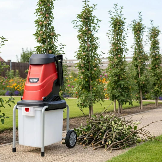 Electric Branch Shredder Hecht 630 Box 3000 W 45 Mm