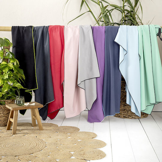 Nima Riva Microfiber Towel Body White 150x75cm