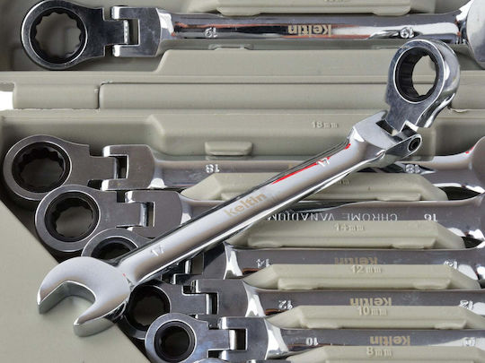 Geko Set Germano-polygon cu Dimensiune de la 8mm până la 19mm 12buc