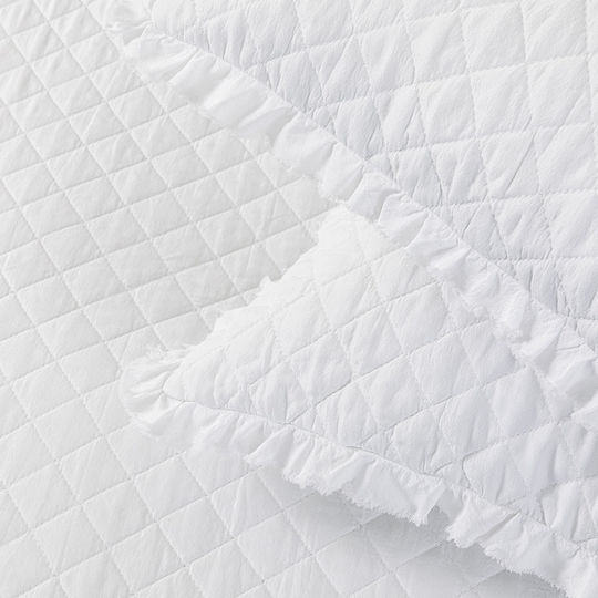 Nima Κουβερλί Σετ Υπέρδιπλο White 240x260cm Nima Κουβερλί Σετ Υπέρδιπλο White 240x260cm