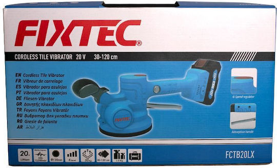 Cordless Vibrating Tile Suction Cup Fixtec Fctb20lx-ul 20 V 130 Mm 30 Kg Battery Charger