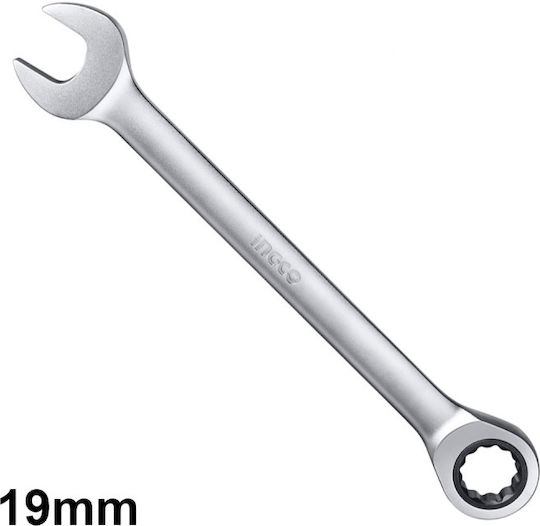 Ingco German Polygon Ratchet Ring 19mm 1pcs