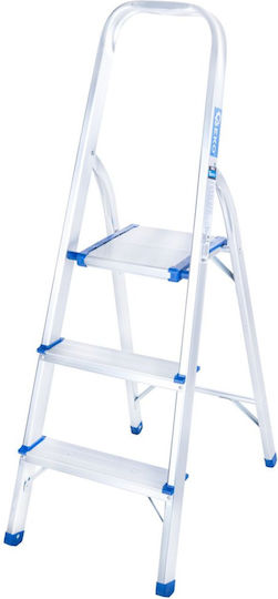 Aluminium Haushalts-Stehleiter Geko G02415 2 + 1 150 Kg