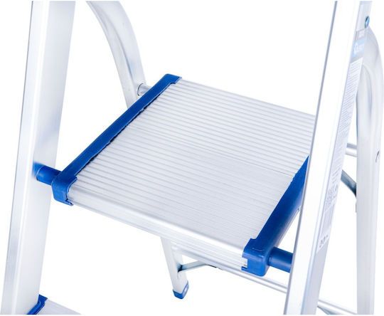 Aluminium Haushalts-Stehleiter Geko G02415 2 + 1 150 Kg