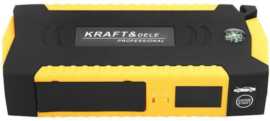 Kraft & Dele Starter Portabil Baterie Auto cu Banca de Alimentare USB Obiectiv