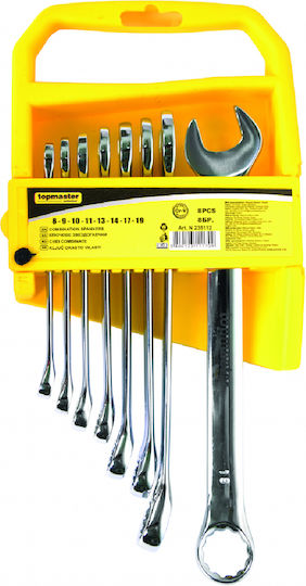 Topmaster German Polygon Set with Size from 8mm to 19mm 8pcs