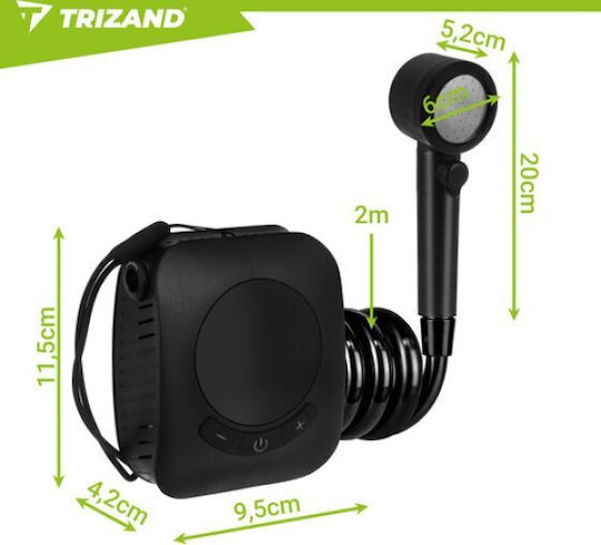 Trizand Battery Shower for Camping