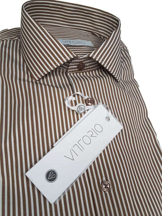 Vittorio Artist Brown Shirt