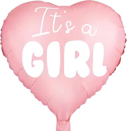 Balon Folie Inima Roz 45buc