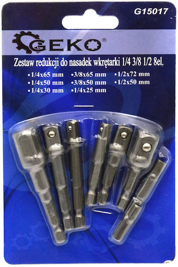 Set 8 Extension Bits Chuck Geko G15017