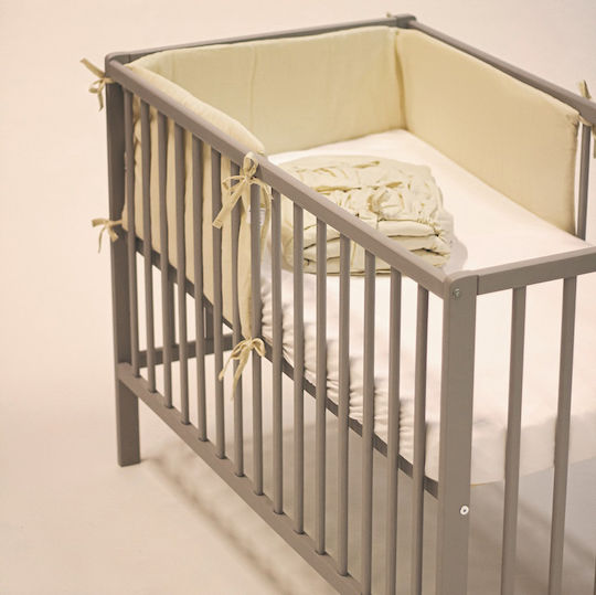 Petite & Mars Borduri Pentru Pătuț Clasică Internă Roz 60x120cm
