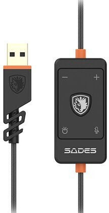 Sades Spectre Über Ohr Gaming-Headset mit USB-Konnektivität für Nintendo Switch / PC / PS4 / PS5