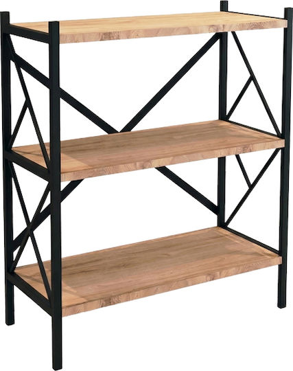 Bibliotecă Althea Oak 60x30x90cm