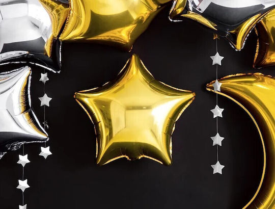 Gold Foil Star Balloon 48 Cm 1 Piece Universal