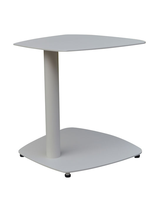 Hilfsmittel Garten- und Terrassentisch aus Aluminium Caret Weiß 40x39x40cm
