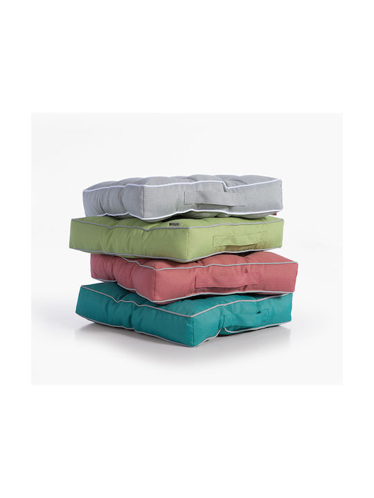 Nef-Nef Homeware Bodenkissen Samba Hellgrau 45x45 cm