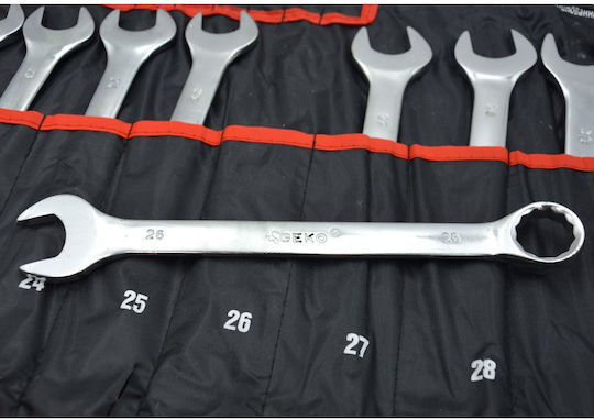 Geko Set chei poligonale germane cu dimensiune de la 6mm până la 32mm 25buc