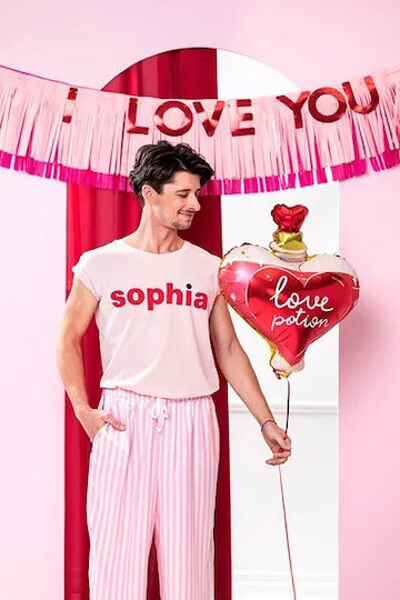 Balloon Foil Valentine's Day Heart White