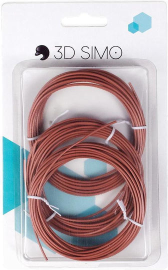 3DSimo Filament Pentru Imprimante 3D 1.75mm Gri 1 Bucată Refill