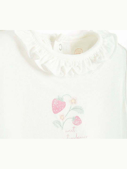 Cool Club Set Baby Bodysuits White 2 Pieces