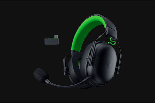 Razer BlackShark V3 X Hyperspeed for Xbox Ασύρματο Over Ear Gaming Headset με σύνδεση Bluetooth / USB Black/Green