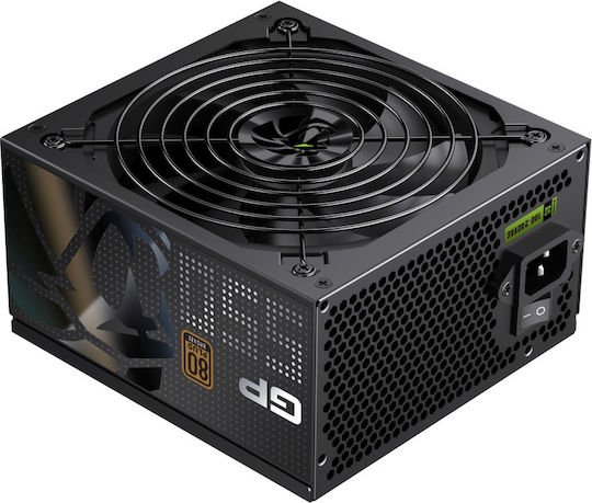 GameMax GP 550B 550W Μαύρο Τροφοδοτικό Υπολογιστή Full Wired 80 Plus Bronze