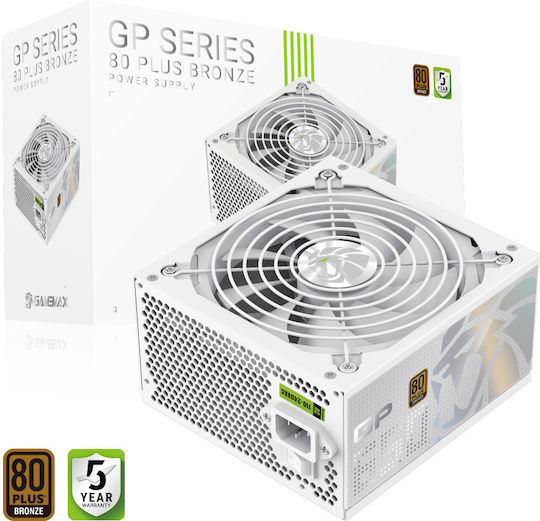 GameMax GP 650B 650W White Power Supply Full Wired 80 Plus Bronze