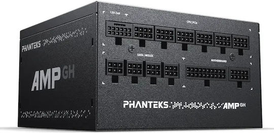 Phanteks AMP GH ATX3.1 1200W Μαύρο Τροφοδοτικό Υπολογιστή Full Modular 80 Plus Platinum