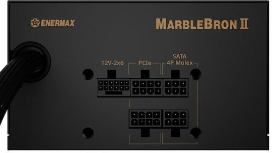 Enermax Marblebron II 750W Schwarz Computer-Netzteil Semi-Modular 80 Plus Bronze