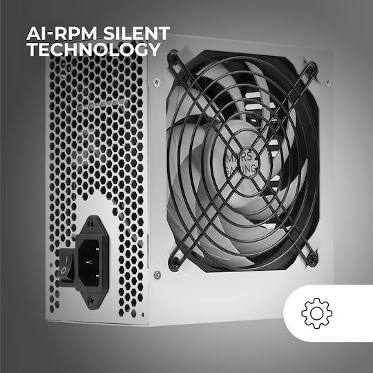 Mars Gaming MPIII850 850W Бял Компютърно захранване Пълен кабел