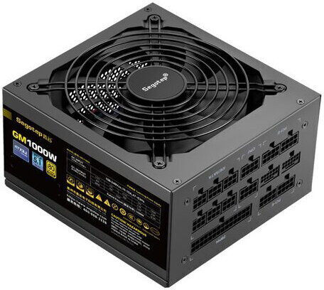 Segotep GM1000W Schwarz 1000W Vollständig modulares Netzteil 80 Plus Gold