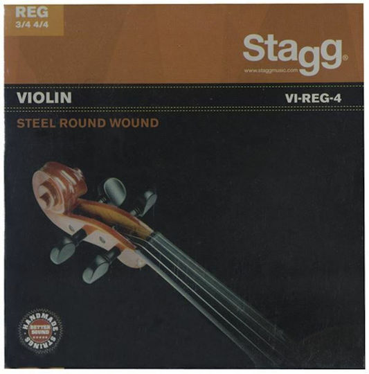 Stagg Set Oțel de Corzi pentru Vioară 4/4 / 3/4 4/4 & 3/4 Violin String Set