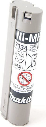 Makita Tool Battery 7.2V with Capacity 2.5Ah