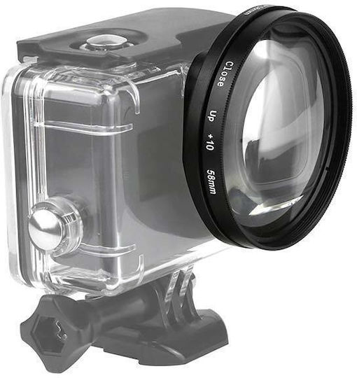 10x Филтър За Близки Снимки GoPro Hero 5 6 7 Hero 2018 Калъф 58mm Адаптер