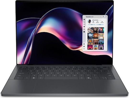 Dell XPS 16 DA16260 16" IPS QHD 120Hz (Ultra X7-358H/32GB/1TB SSD/W11 Pro) Графит (Международен английски език клавиатура)