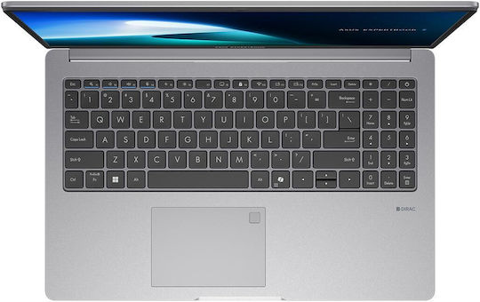 Asus ExpertBook P1 P1503CVA-GR210H4C0X 15.6" Full HD (Core 5-210H/16GB/512GB SSD/Windows 11 Pro) с 65W Зарядно Мъгливо Сиво (Международен Английски Език на Клавиатурата)