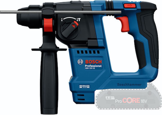 Bosch PRO GBH 18V-18 Σκαπτικό Πιστολέτο Μπαταρίας Brushless 18V Solo με Υποδοχή SDS Plus 0611927000