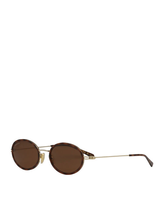 Gucci Unisex Sunglasses with Brown Tartaruga Frame and Brown Lens GG1980S 002